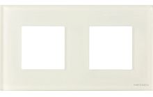 Рамка универсальная ABB Niessen Zenit 2-м. 4 мод. N2272 CB стекло белое картинка